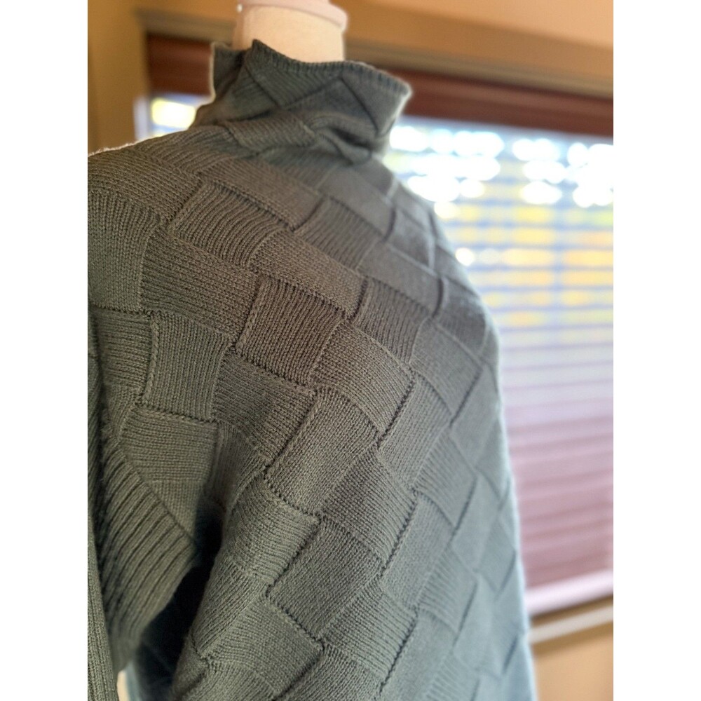 Coldwater Creek Crossing Paths Sweater Funnel Neck Petite M